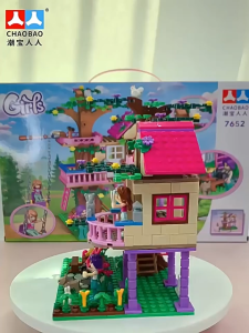 504pcs Dream tree House Blocks Girls DIY Assembled Toys