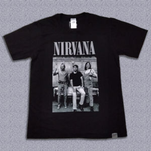 Kaos Musik NIRVANA Cotton Combed 24s Sablon Plastisol: Kaos Band, Kaos Lengan Pendek, Kaos Pria, Kaos Cowok, Atasan Pria, Kaos Distro Cowok