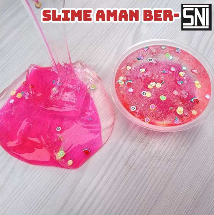 Slime Fruit Slices/slime 200cc/slime clear/BAHAN SLIME/MEMBUAT SLIME/DIY  SLIME/SLIME MAKER/DIY KIT/EDU TOYS/MAINAN EDUKARIF Lazada Indonesia