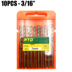 M42 Cobalt HSS Drill Bit Set (5pcs) for Wood Plastic Steel and Aluminum Alloy Drill Set Triangular Drill Bits