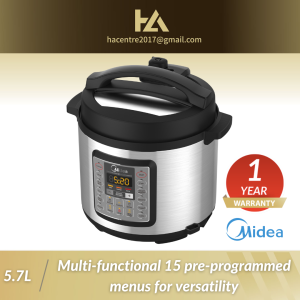 Midea 5.7L Pressure Cooker (Dual Inner Pot) MYD6007SS2