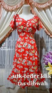 (COD)DRESS MODIS ELSA IKATAN CINTA KEKINIAN MAK BB 67 satu kilo muat 5 dres