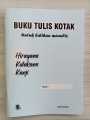 Buku tulis kotak hiragana katakana kanji. 