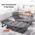 Tidur tunggal tempat berkemah Foldable bed Camping Cots  Portable bed for Adults  Adjustable 5-Position Lounge Chair with Pillow Portable Travel bed. 