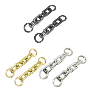 2Pcs Bag Strap Extender Chain Replacement PVC Purse Extender Chain For Purses Shoulder Bags Handbag Accessories