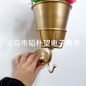 Multifunction Hanging Organizers Metal Wall Vessel Flower Holder Vase Container for Kitchen or Bathroom Wall Decors