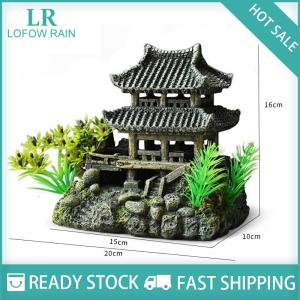 LF Wholesale✨Flash Sale ✨ Mô phỏng trang trí bể cá trang trí nhựa trang trí bể cá cảnh quan mô hình nhà Bể cá trang trí bể cá