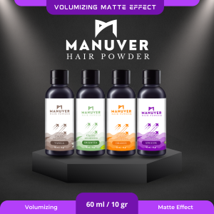MANUVER HAIR POWDER MATTE TEXTURE HAIR VOLUME 60 ML/10 GRAM