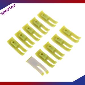 Sporter 10ชิ้นเครื่องกด MT-18แบบเท้าล็อคสติตจักรเย็บผ้าแผ่นกดฐานป้องกันการสึกหรอพิเศษ