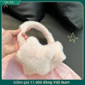 QK FA ✨ Dễ thương Windproof bảo vệ tai sao earmuffs sang trọng Fluffy ngoài trời mùa đông ấm áp bịt tai ngọt ngào đi xe đạp tai bao gồm phụ kiện