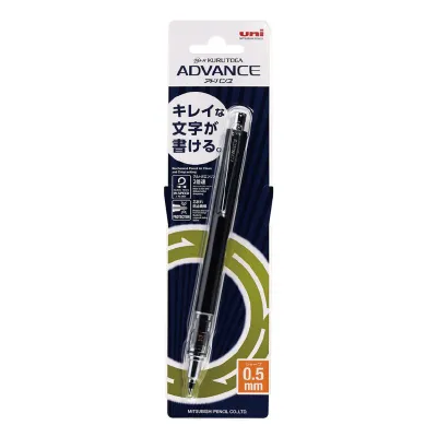 ดินสอกด Kuru Toga Advance 0.5มม. ดำ ยูนิ M5-559