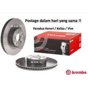 Perodua Kelisa - Brembo Brake Pad & Disc Rotor (Complete Set)