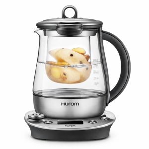 Ấm điện đa năng Hurom TM-P02FSS 1.4L – chưng yến pha trà nấu cháo cao cấp nội địa Hàn Quốc - Bảo hành 12 tháng