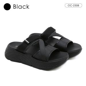 OCTAVIA Sandal Slide Slip On Wedges Wanita with Velcro #OC-2308 (FREE BOX)