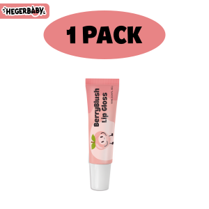 Hegerbaby Berryblush Baby Lip Gloss - Lipstik Merah Peach Anti Lengket & Riasan Melembapkan untuk Anak