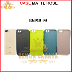 SOFT CASE MATTE ROSE FOR REDMI 5X MIA1 S2 3 3S 3 PRO 4 PRIME 6 6A 4A 4X 10C POCO C40 5 PLUS NOTE 5 PRO NOTE 6 PRO NOTE 8 NOTE  14 5G NOTE 14 PRO 5G