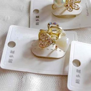 READY STOCK(Q2) Premium Quality Aurora Pearl with Rhinestone Small Hair Claw/Fringe Clip/Jaw/ Fashion Hair Accessories