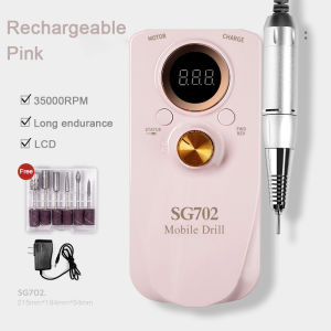 Professional Electric Nail Drill Machine 35000RPM Charging Polishing Multifunction Polishing Machine