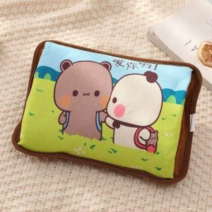 กระเป๋าน้ำร้อน ชาร์จได้ ไฟฟ้า ถุงน้ำร้อน สไตล์มินิมอล รูปแบบการ์ตูน ผ้ากำมะหยี่ คลายหนาว แก้ปวดเมื่อย ช่วยลดอาการ ปวดประจำเดือน ลดบวม มีการรับประกัน