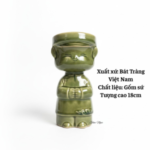 Tượng NAM NHI gốm sứ Bát Tràng Tượng decor gia đình decor bàn làm việc Quà tặng Gốm sứ GN