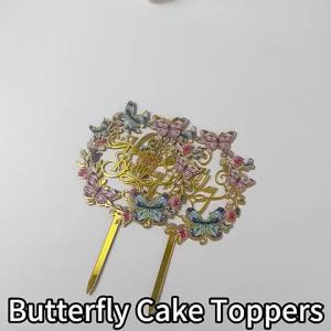 ท็อปเปอร์คัพเค้กบอลลูน 6 สี บอลลูนเรซินกลม 3D ปิ๊กเค้ก งานเลี้ยงวันเกิดเด็กผู้ชาย อุปกรณ์ตกแต่งเค้ก