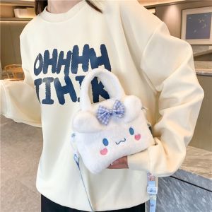 Tas Selempang Bulu Lucu Anak Perempuan Plush Boneka Sling Bag Shoulder Bag Handbag Lucu