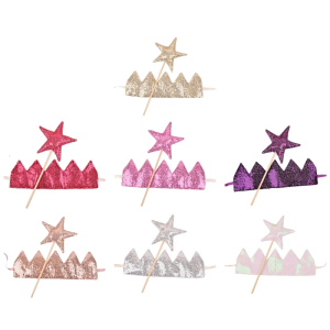 Vương Miện Dây buộc tóc sao Cây Đũa Cổ Tích bộ trẻ sơ sinh trẻ mới biết đi đạo cụ chụp ảnh cho các bữa tiệc sinh nhật và dịp đặc biệt