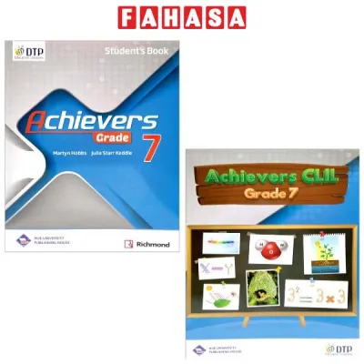Sách Fahasa - Bộ Achievers Grade 7 - Students Book + Clil Book (Bộ 2 Cuốn)