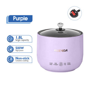 MEEVIDA 1.8L Smart Electric Cooker Rice Cooker 500W Non-stick for Cook Rice Porridge Hot Pot 多功能电煮锅