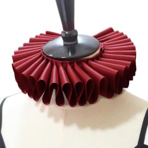 Renaissance Neck Ruffled Collar Cape Retro Webbing Clown Cosplay Layered Choker Necklace Wrap Scarf Victorian Costume