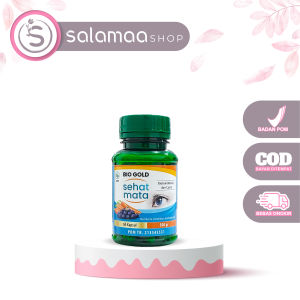 Suplemen Kapsul Sehat Mata Kaya Vitamin A Ekstrak Bilberry & Wortel Isi 60 Kapsul