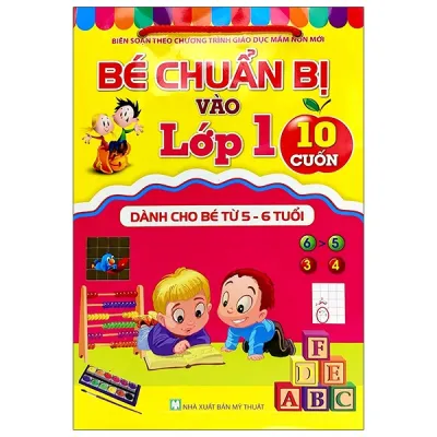 Sách - Bộ Túi Bé Chuẩn Bị Vào Lớp 1 - (Trọn Bộ 10 Cuốn)