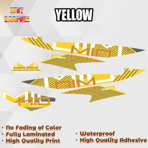 YAMAHA MIO SOULTY 2019 STOCK DECALS (WATERPROOF LAMINATED FADE PROOF)