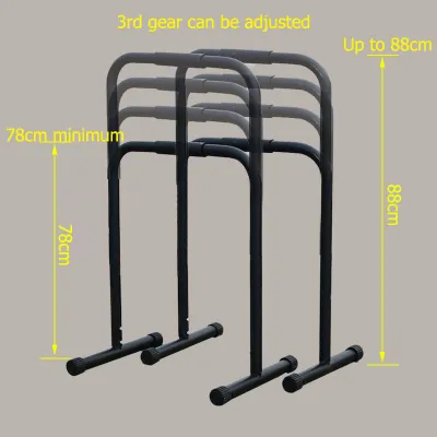 AIDEAL Parallel Bars Physical Therapy Indoor Parallettes Pair Push Up Dip Bar Pull Up Bar Gym Stabilizer