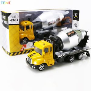 TEMI Mini Alloy Fire Engineering Vehicle Toys Model Fun Toy Simulation Children Kids Gift
