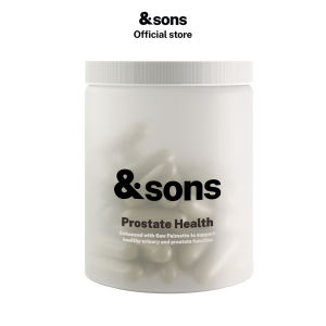 andSons Prostate Health Supplement for Men | Boosts Urinary Flow & Prostate Function | Saw Palmetto & Selenium (60 Capsules)