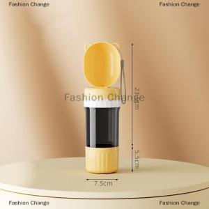 [COD] Fashion Change 2in1 Portable Pet Dog Water Bottle 400ml Water Bottle 180ml Feeding Bowl Small Large Dogs Outdoor Pet Travel Bowl Pet Supplies