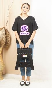 BLACK SERIES Bangku Lipat size L Kursi Lipat Serbaguna