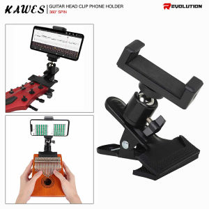 REVO Guitar Head Clip Phone Holder 360° Spin Adjustable