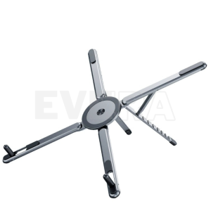 3-in-1 Magnetic Laptop Stand – Portable Light Foldable All-Aluminum Alloy Universal Stand for Laptop Tablet & Mobile Travel Stand