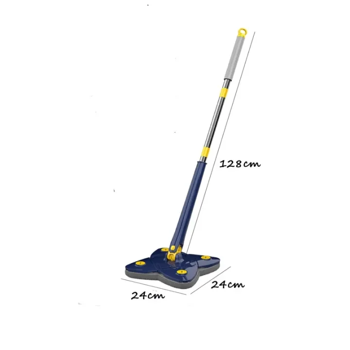 Twist Clover Magic Mop Free Hand Self-wringing 360° Squeeze mop Xtype Rotation Household Cleaning Bathroom Dusting Foldable Tool Tec Hong