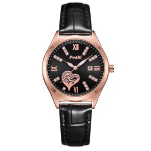 Best-selling womens watch for female students waterproof luminous with calendar and diamond-embellished Roman numerals