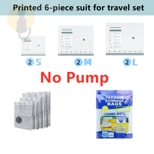 [LOCAL STOCK-Deliver in 1-3 days] 19 Pcs Travel Vacuum Storage Bags with Rechargeable Electric Pump Space Saver Vacuum Sealed Bags For Luggage Clothing & Blankets