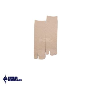 Isi 1 Pasang kaos Kaki Jempol  Motif Timbul Nilon Premium Ukuran S semata kaki