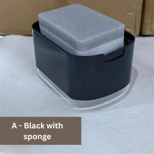GThome(Singapore) Plastic Soap Dispenser for Kitchen with or without Sponge Holder Hollow DesignDurable & easy used
