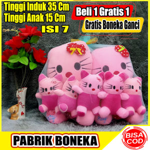 Boneka Keropi Beranak Isi 7 Bulu Rasfur Halus kualitas Bagus harga Murah Terlaris Bisa Cod