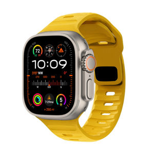 Dây đeo Silicon cho Apple xem Ultra 2/Ultra 49mm 45mm 44mm 42mm 41mm 40mm 38mm Nam Nữ iWatch Vòng tay thể thao cho Apple xem loạt 9 8 7 6 5 4 3 2 1 loạt SE SE2