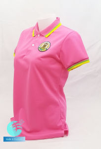 💥ราคาพิเศษช่วงแนะนำ💥เสื้อโปโลผ้าCoolTech สีชมพู กรมวิชาการเกษตร (ชาย/หญิง) ใส่แล้วเย็นมาก!!!