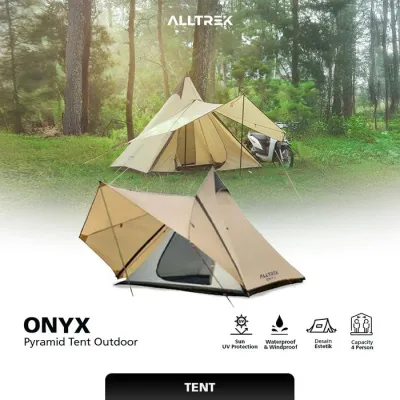 ALLTREK Tenda Camping ONYX Glamping Outdoor Double Layer 4 Person - GOOTRACKING
