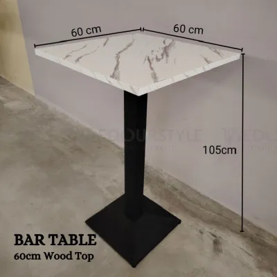 Vedourstyle 105cm High Bar Table Discussion Table Balcony Coffee Table Restaurant Table Meja Bar 吧台桌